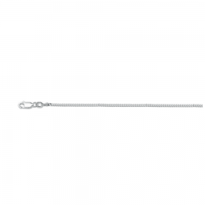 114 S Silver gourm. chain 1.7mm